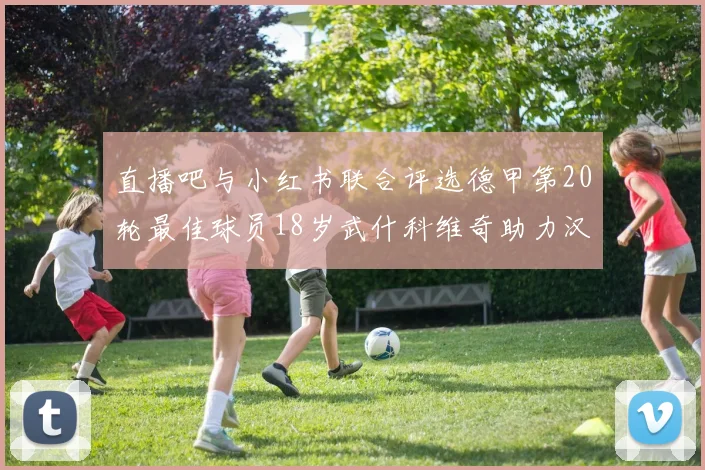 直播吧与小红书联合评选德甲第20轮最佳球员18岁武什科维奇助力汉堡逼平拜仁