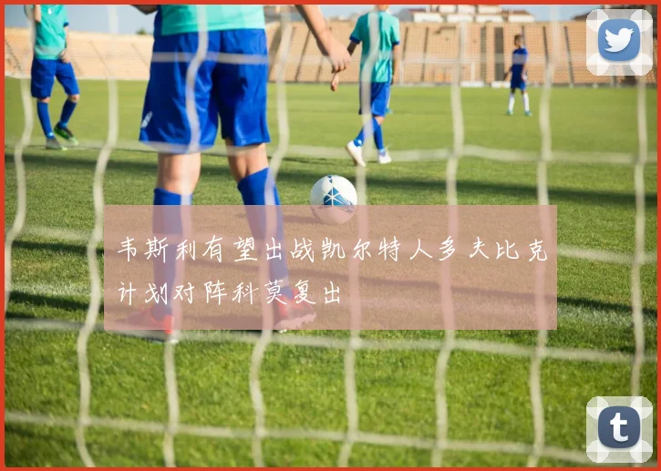 韦斯利有望出战凯尔特人多夫比克计划对阵科莫复出