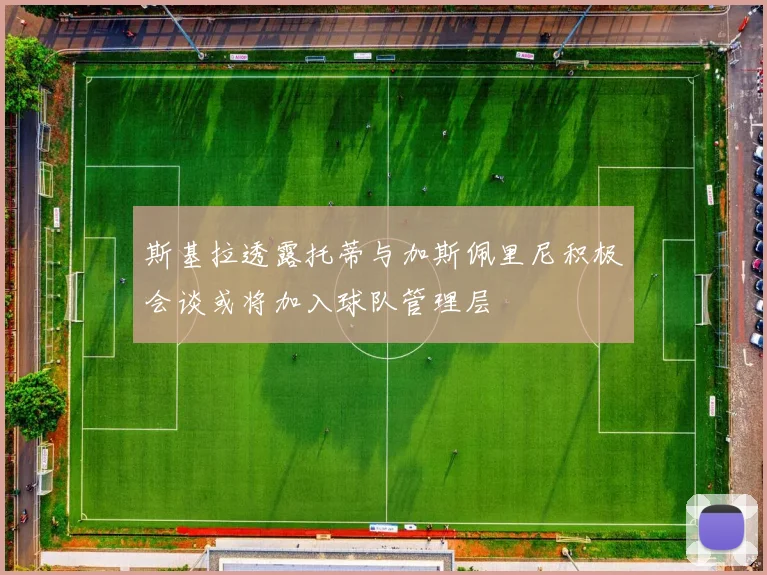 斯基拉透露托蒂与加斯佩里尼积极会谈或将加入球队管理层